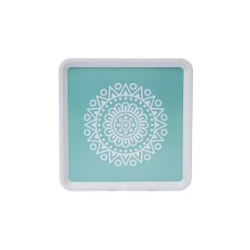 Zucci Alaçatı Turkuaz 32.5X32.5 cm Tepsi