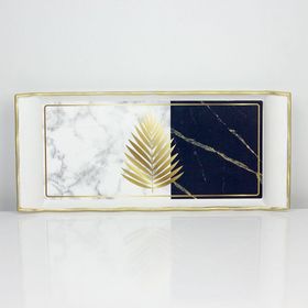 Zuccihome Mini Dikdörtgen Beyaz Tepsi