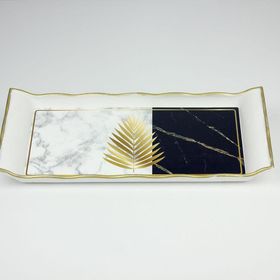 Zuccihome Mini Dikdörtgen Beyaz Tepsi