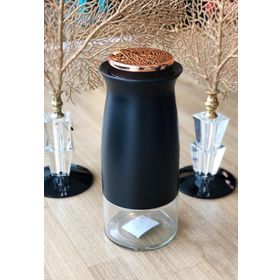 Zücev Sembol Kitchen Art-135 25 Cm Siyah Vakum Kapaklı Kavanoz