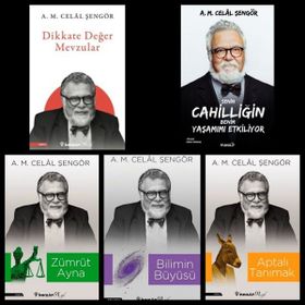 Zümrüt Ayna - Bilimin Büyüsü - Aptalı Tanımak - Senin Cahilliğin Benim Yaşamımı Etkiliyor - Dikkate Değer Mevzular - 5 Kitap - A. M. Celal Şengör