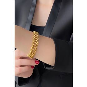 Zümrüt Sarraf 10 Gram 22 Ayar Altın Dallas Model Kadın Bileklik