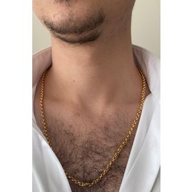 Zümrüt Sarraf 22 Ayar Yeşil Altın Erkek Yatırımlık Doc Zincir Kolye