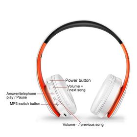 Zunhai LPT660 Turuncu Bluetooth Kulaklık