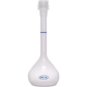 Zürih Ticaret 250 ml Plastik Kapaklı Volumetrik Flask Balon Joje