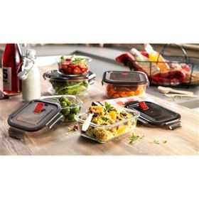 Zwilling 1100 ml Gusto Kare Cam Saklama Kabı