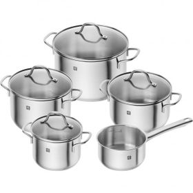 Zwilling 18/10 Paslanmaz Çelik 5 parça Flow Tencere Seti