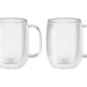 Zwilling 355 Ml Sorrento Çift Camlı Kulplu 2'li Kahve Bardağı