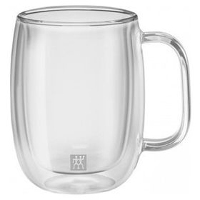 Zwilling 355 Ml Sorrento Çift Camlı Kulplu 2'li Kahve Bardağı