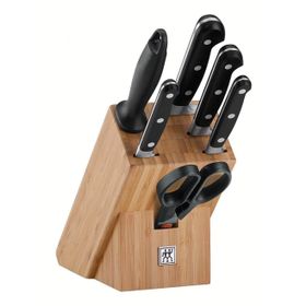 Zwilling 356210040 7 Parça Blok Bıçak Seti Bambu Bloklu