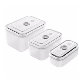Zwilling 368040030 Vakumlu 3 Parça Dikdörtgen Plastik Saklama Kabı