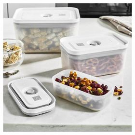 Zwilling 368040030 Vakumlu 3 Parça Dikdörtgen Plastik Saklama Kabı