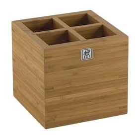 Zwilling 378801010 Renkli Kitchen 4 Bölmeli Bambu Gereç Kutusu