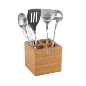Zwilling 378801010 Renkli Kitchen 4 Bölmeli Bambu Gereç Kutusu