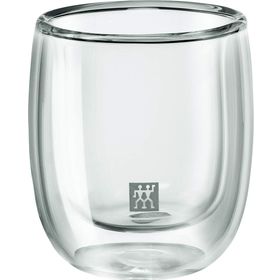 Zwilling 395000750 Çift Camlı 80 ml 2'li Espresso Bardak Seti