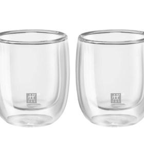 Zwilling 395000750 Çift Camlı 80 ml 2'li Espresso Bardak Seti