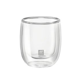 Zwilling 395000750 Çift Camlı 80 ml 2'li Espresso Bardak Seti