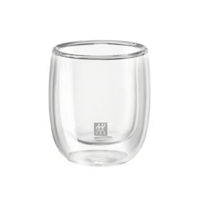Zwilling 395000750 Çift Camlı 80 ml 2'li Espresso Bardak Seti