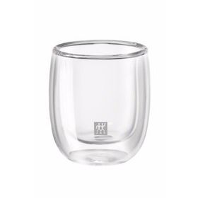 Zwilling 395000750 Çift Camlı 80 ml 2'li Espresso Bardak Seti