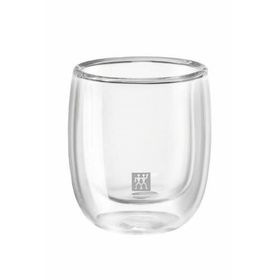 Zwilling 395000750 Çift Camlı 80 ml 2'li Espresso Bardak Seti