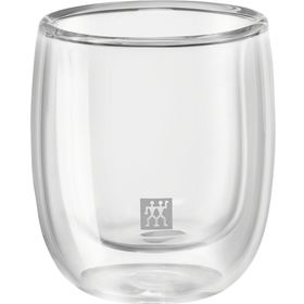 Zwilling 395000750 Çift Camlı 80 ml 2'li Espresso Bardak Seti