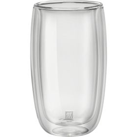 Zwilling 395000780 Renkli Çift Camlı 2'li Latte Macchiato Bardak Seti