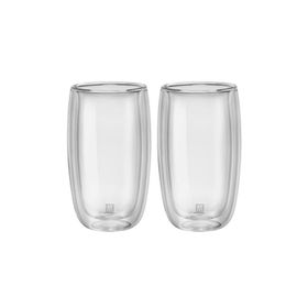 Zwilling 395000780 Renkli Çift Camlı 2'li Latte Macchiato Bardak Seti