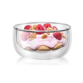 Zwilling 395000790 Renkli Sorrento Çift Camlı 2'li Tatlı Kase Seti