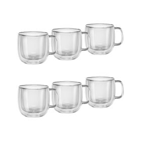 Zwilling 395001130 Çift Camlı 2'li Kulplu Cappucino Bardağı
