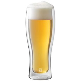 Zwilling 395002140 Renksiz Çift Camlı 2'li Bira Bardağı