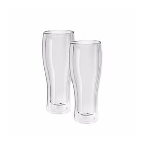 Zwilling 395002140 Renksiz Çift Camlı 2'li Bira Bardağı