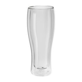 Zwilling 395002140 Renksiz Çift Camlı 2'li Bira Bardağı