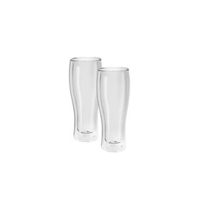 Zwilling 395002140 Renksiz Çift Camlı 2'li Bira Bardağı