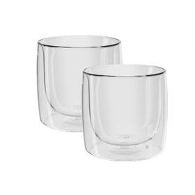 Zwilling 395002150 Renksiz Çift Camlı 2'li Viski Bardağı
