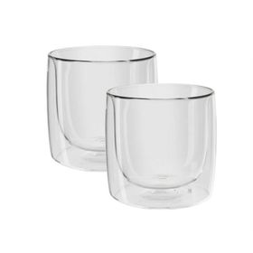 Zwilling 395002150 Renksiz Çift Camlı 2'li Viski Bardağı