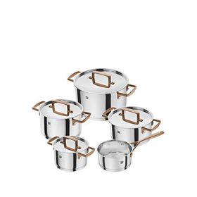 Zwilling Bellasera 5'li Gümüş Çelik Tencere Tava Seti