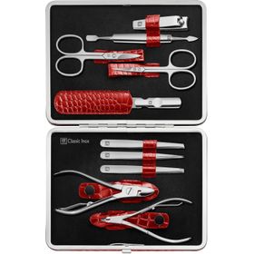 Zwilling Classic Dana Derisi 10 Parça Kırmızı Manikür Seti