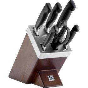 Zwilling Four Star Kendinden Bilemeli Bıçak Bloklu 7 Parça Bıçak Seti