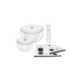 Zwilling Fresh & Save Bowls M/L 9 Parça Cam Vakumlu Başlangıç Seti