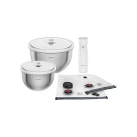 Zwilling Fresh & Save Bowls M/L 9 Parça Cam Vakumlu Başlangıç Seti