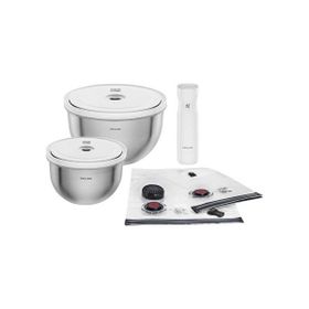 Zwilling Fresh & Save Bowls M/L 9 Parça Cam Vakumlu Başlangıç Seti