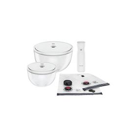Zwilling Fresh & Save Bowls M/L 9 Parça Cam Vakumlu Başlangıç Seti