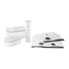 Zwilling Fresh & Save M 7 Parça Gri Vakumlu Cam Başlangıç Seti
