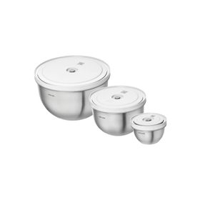 Zwilling Fresh & Save S M L Paslanmaz Çelik Vakumlu Saklama Kase Seti