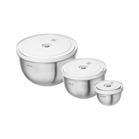 Zwilling Fresh & Save S M L Paslanmaz Çelik Vakumlu Saklama Kase Seti