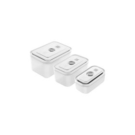 Zwilling Fresh & Save S M L Yarı Şeffaf Gri Vakumlu Saklama Kabı Seti