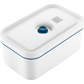 Zwilling Fresh Save Vakumlu L Düz Plastik Beyaz Akdeniz Mavisi Yemek Taşıma Kabı