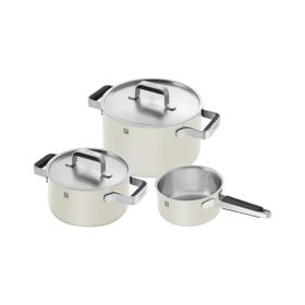 Zwilling Pure 3 Parça Fildişi Tencere Seti