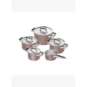 Zwilling Pure 5 Parça Gül Rengi Tencere Seti