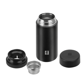 Zwilling Siyah Thermo Süzgeçli Termos 420 ml